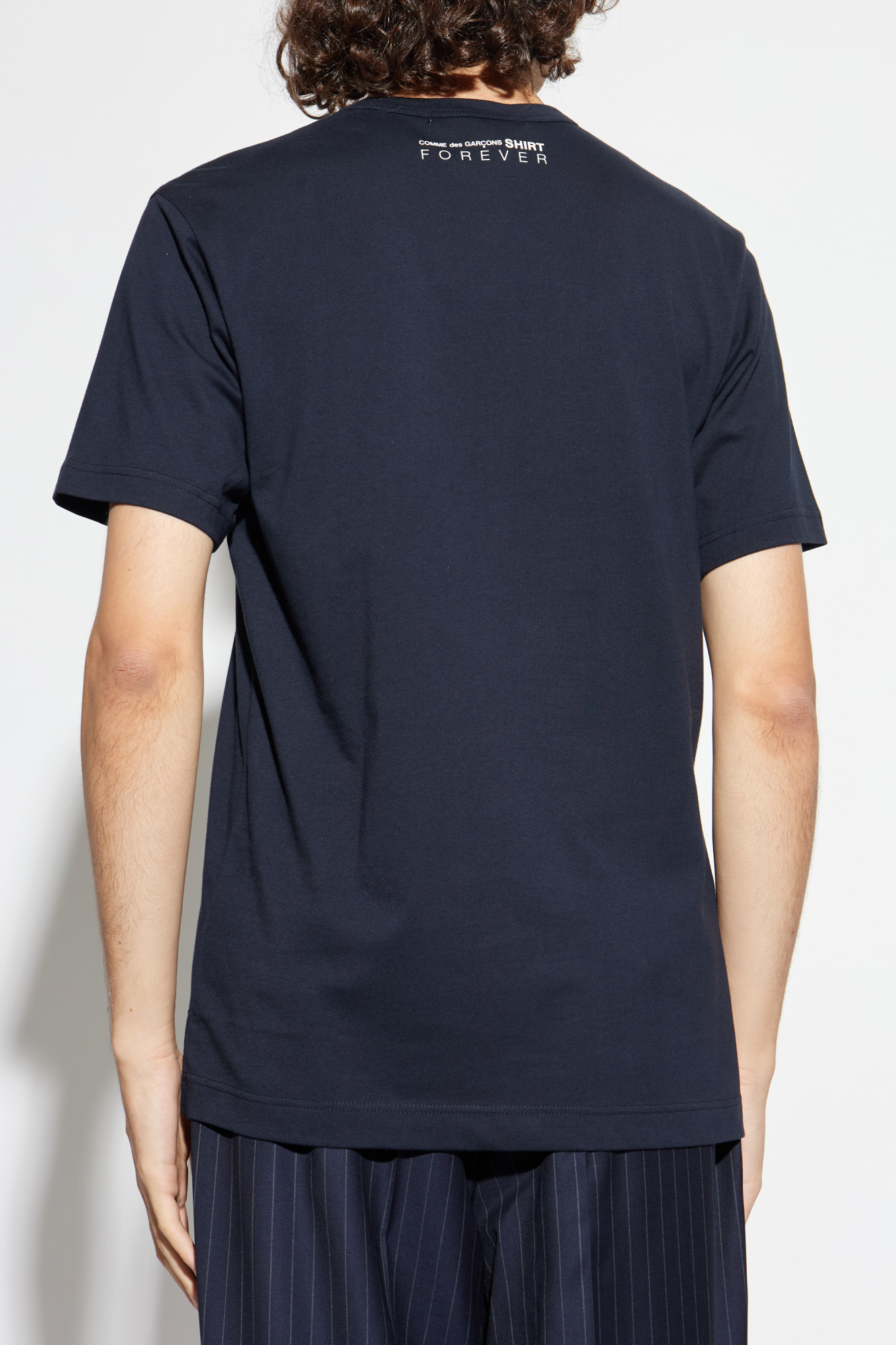 COMME des GARÇONS SHIRT S27162 Navy blue Cotton t-shirt Comme des Garçons Shirt - Vitkac Canada
